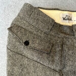 Vtg 70s Woolrich Gray Tweed Hunting Knickers Talon Zip 29 Waist Malone Cloth